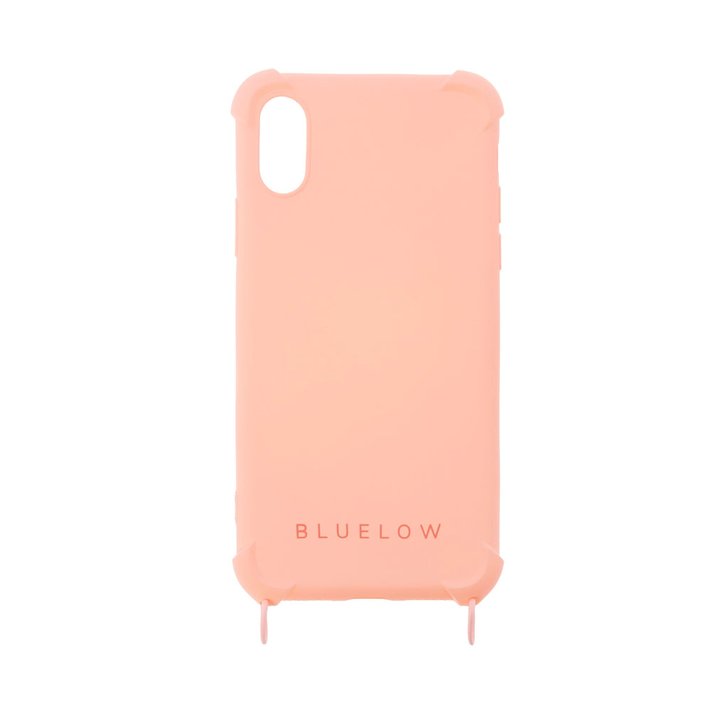 Funda móvil rosa para colgar